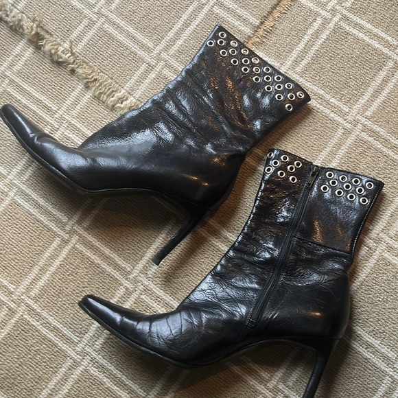 Bebe Black Boot with Rivets - Picture 6 of 7